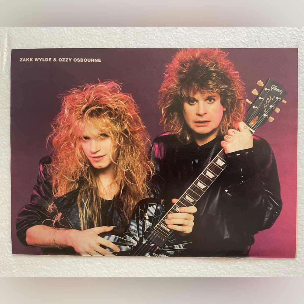 Zakk Wylde & Ozzy Osbourne Pinup